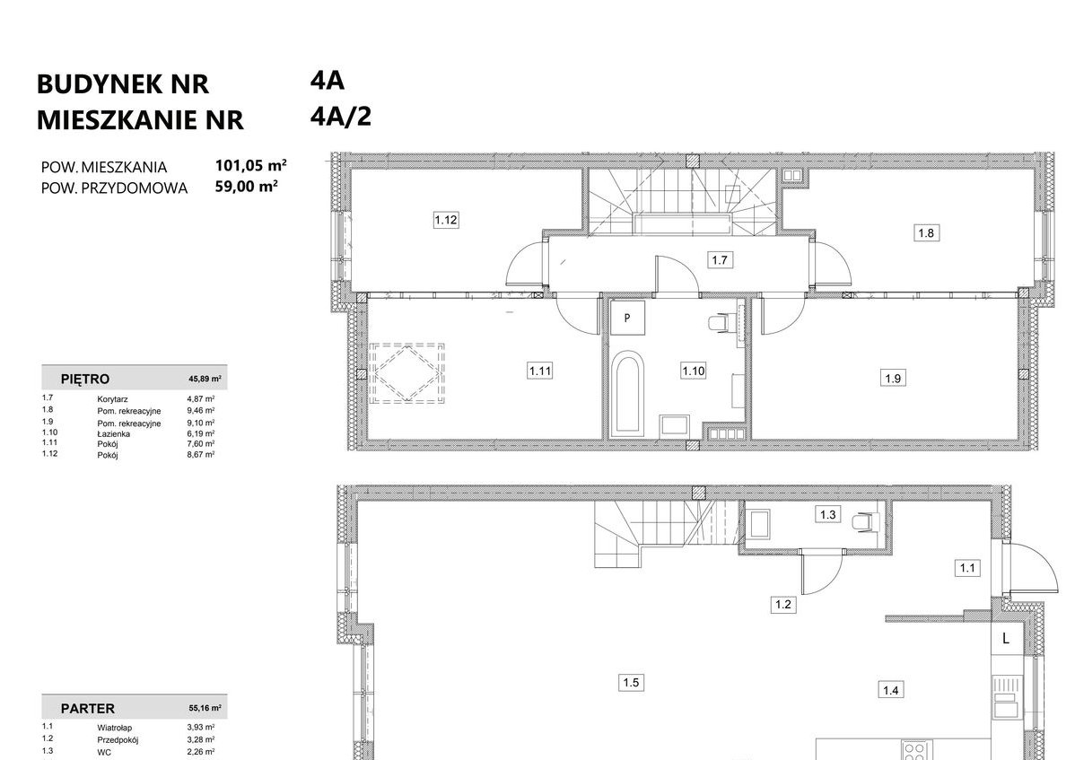 5-pokojowy dom 101m2 + ogródek Bez Prowizji