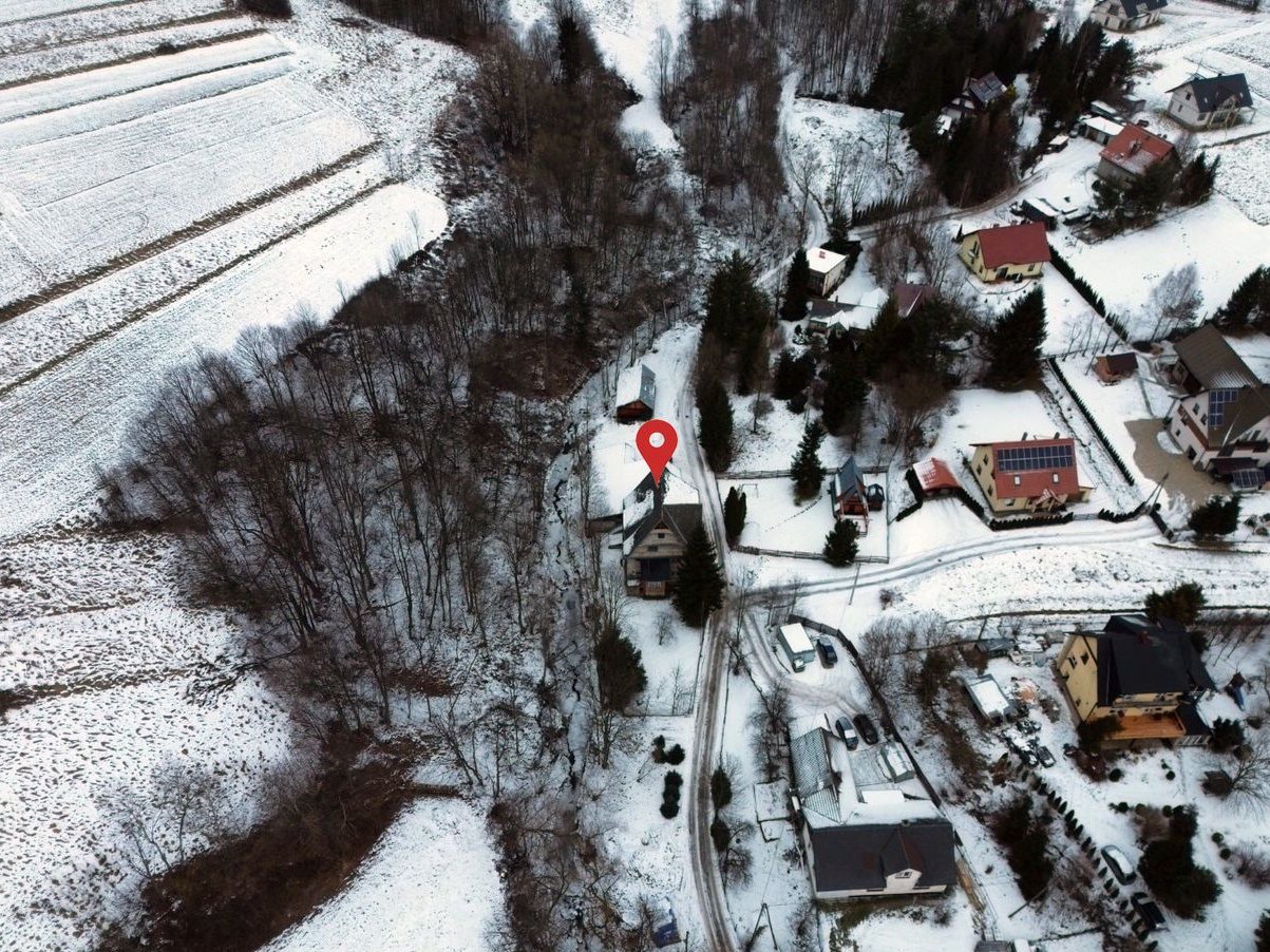 Duży dom + garaże 160 m² (stolarnia), działka 34,8 ar, Osielec