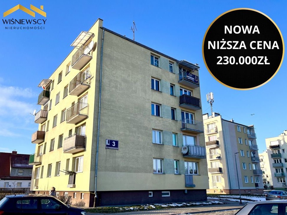 3 pokoje 47,7 m² - do remontu, Malbork