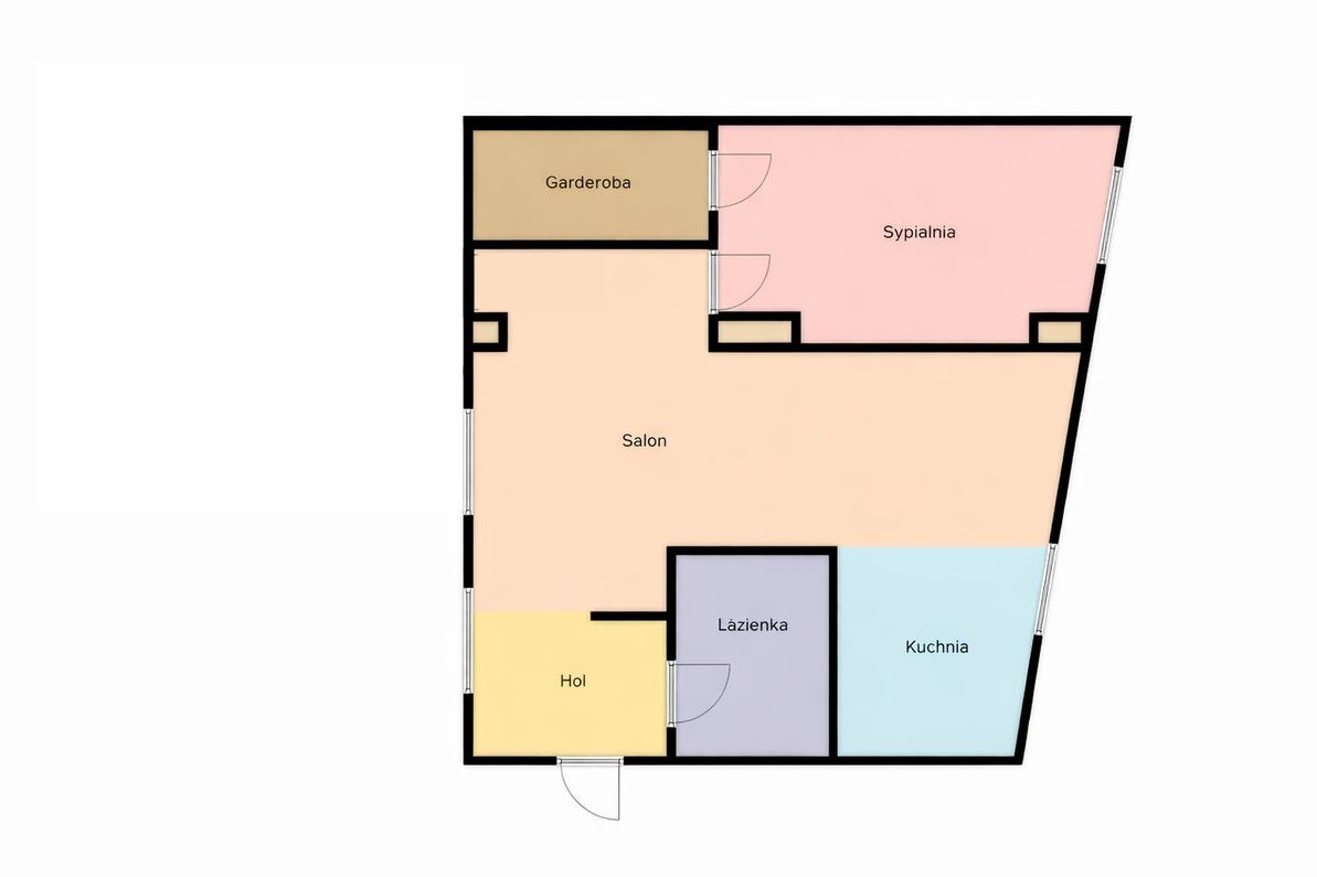 Mieszkanie do remontu | ogrzewanie gazowe | kominek