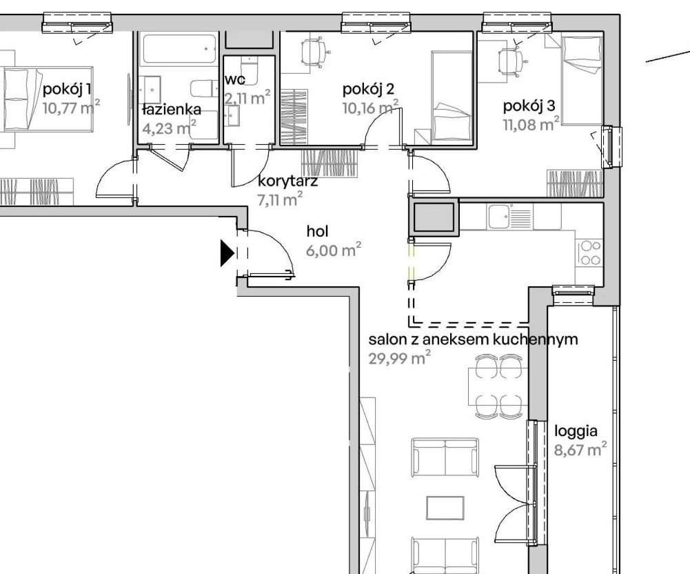 Przestronne 4 pokoje > duży Balkon 9m2 > KLUCZE 2Q 2026