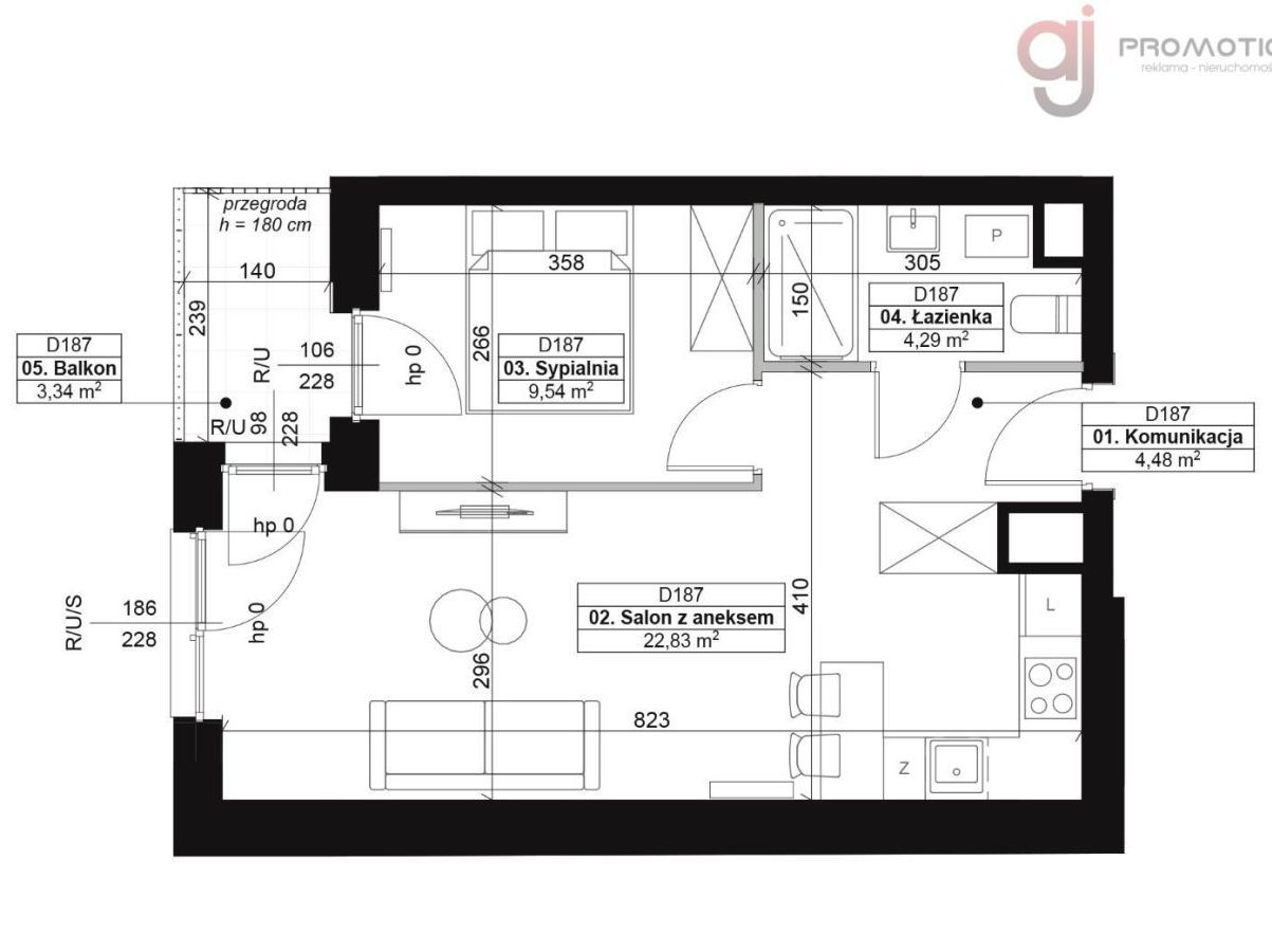Dwupokojowe mieszkanie w samym centrum Łodzi