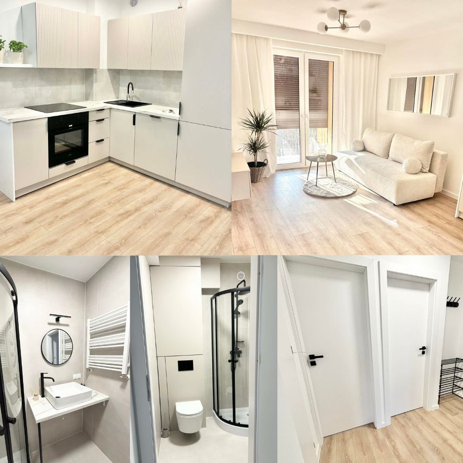 Mieszkanie URZĄDZONE! 2 pokoje + SALON z aneksem kuch.