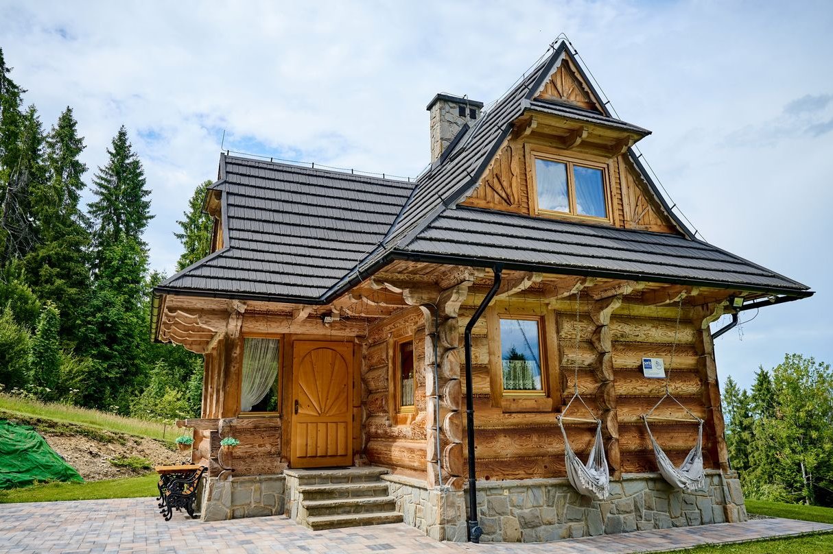 Piękny Drewniany Dom z WZ na rozbudowę