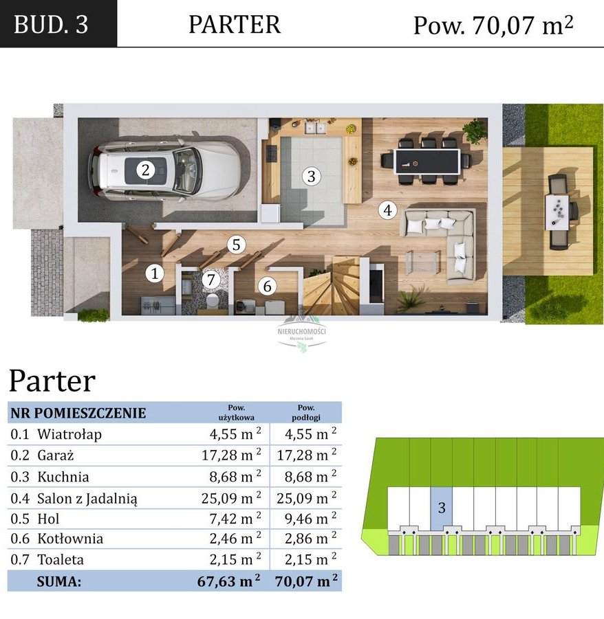 Gotowy dom w Dobrzykowicach, 137m2, 4 sypialnie, ogród