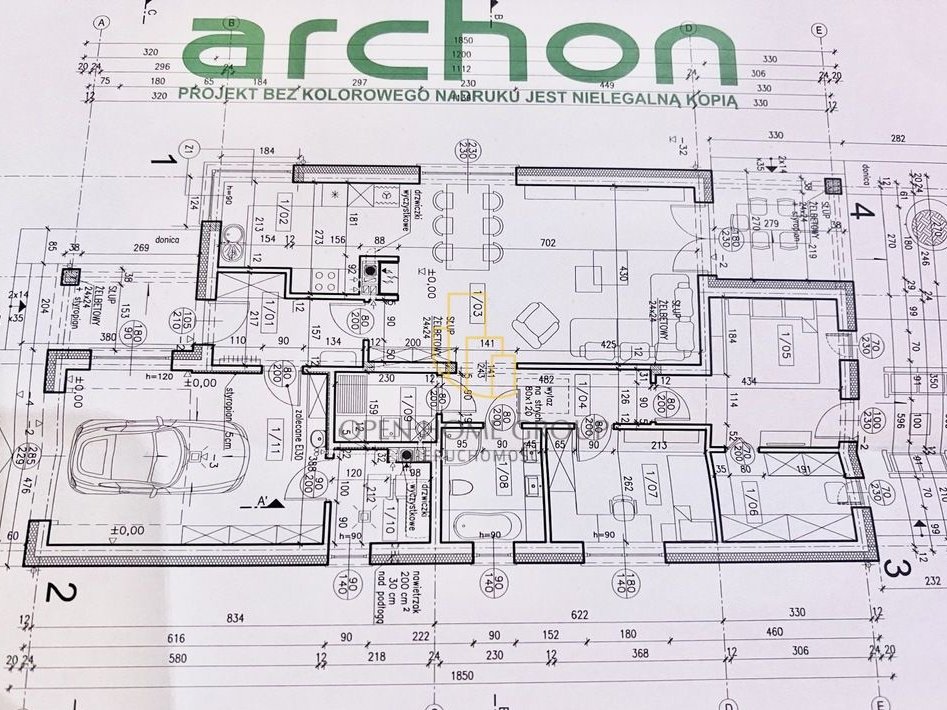 Stan deweloperski-5 pok-garaż-dom wolnostojący