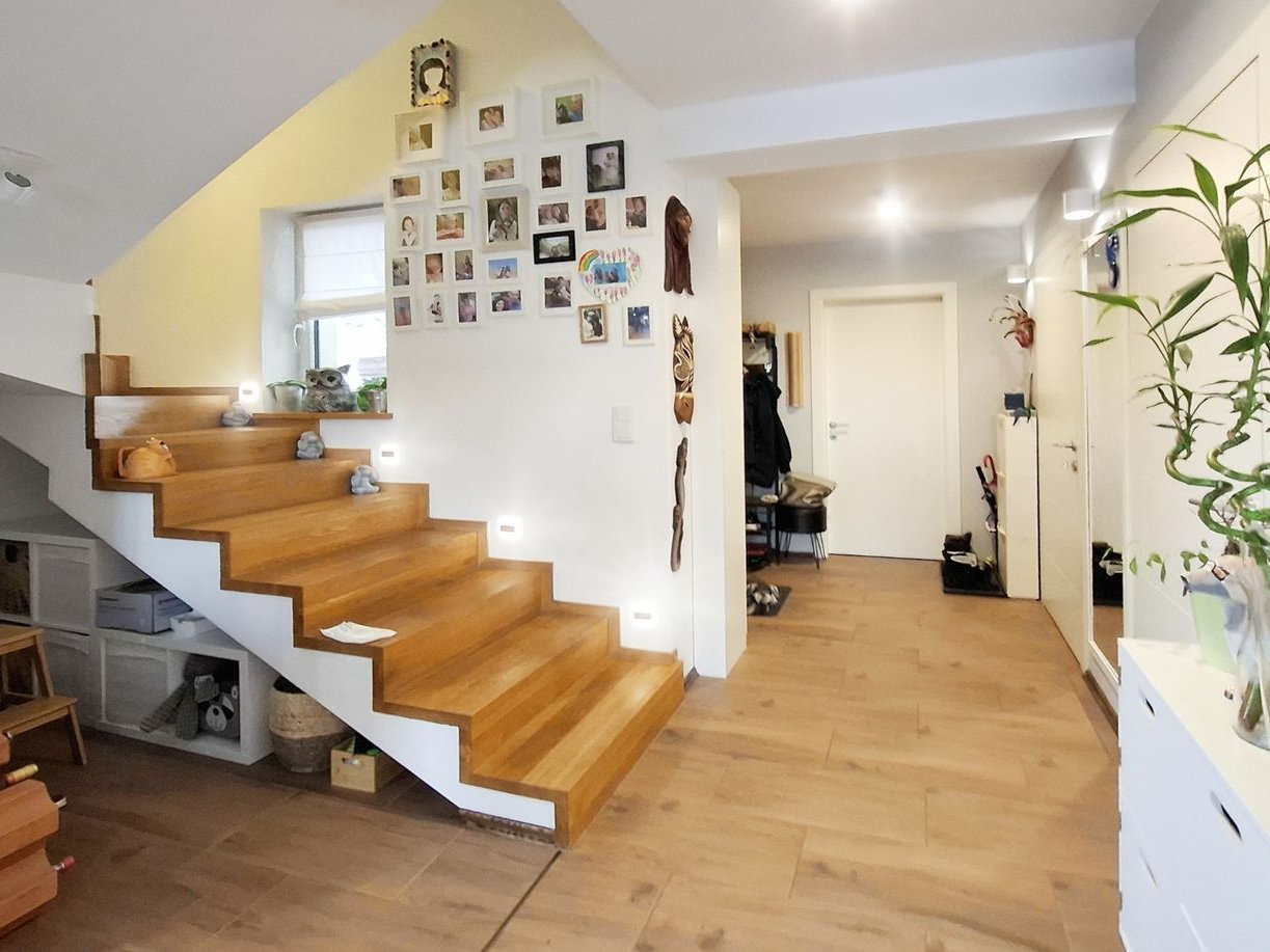 Przestrzeń domu zaprojektowana z myślą o komforcie.