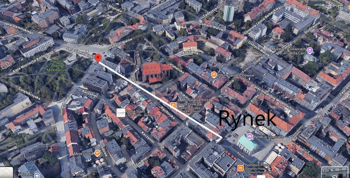 Stare miasto, wyremontowany budynek, 3 niezależne pokoje