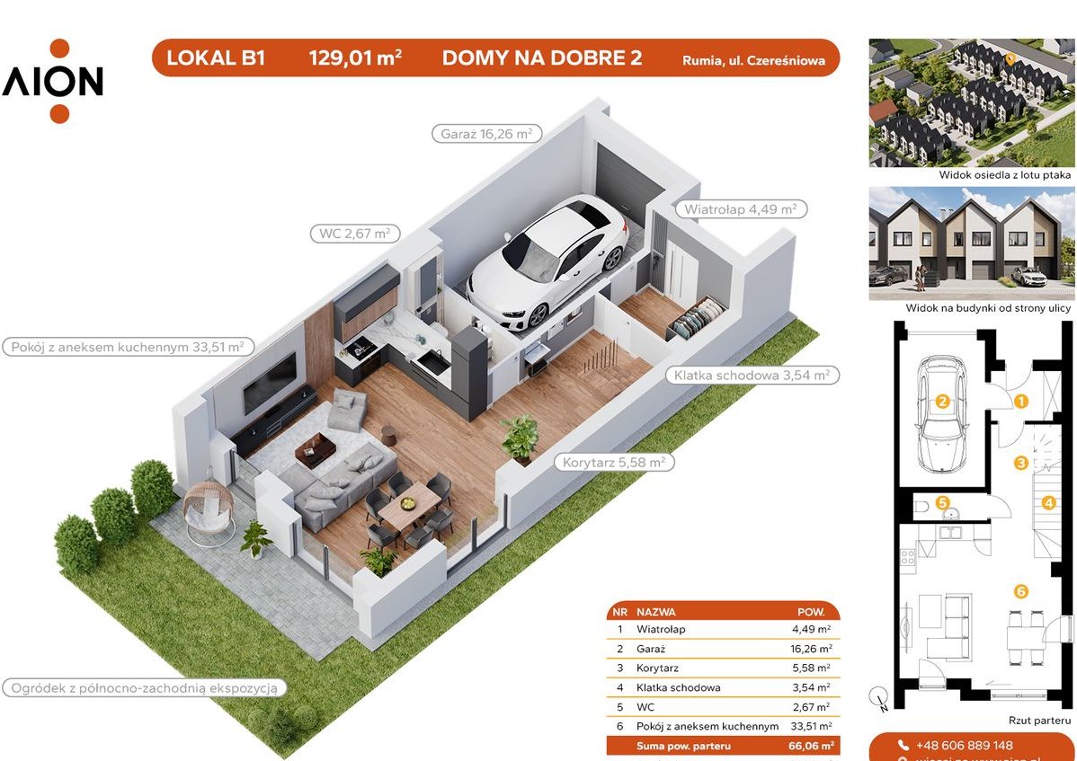 NOWA INWESTYCJA W SPRZEDAŻY - Domy w Rumi