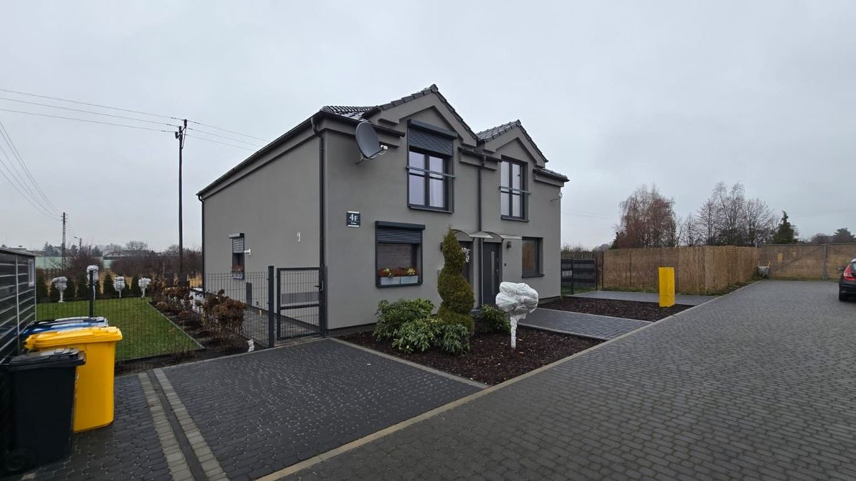 Dom w zabudowie bliźniaczej 500m2 działka – 110m² POD KLUCZ - NOWY !!