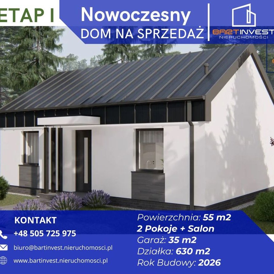 Nowoczesne domy na sprzedaż - ETAP I
