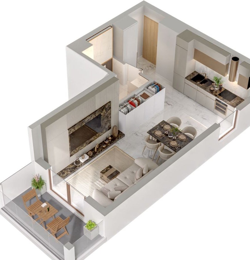 Gemini G7 | mieszkanie 1-pok. | A9-3-66