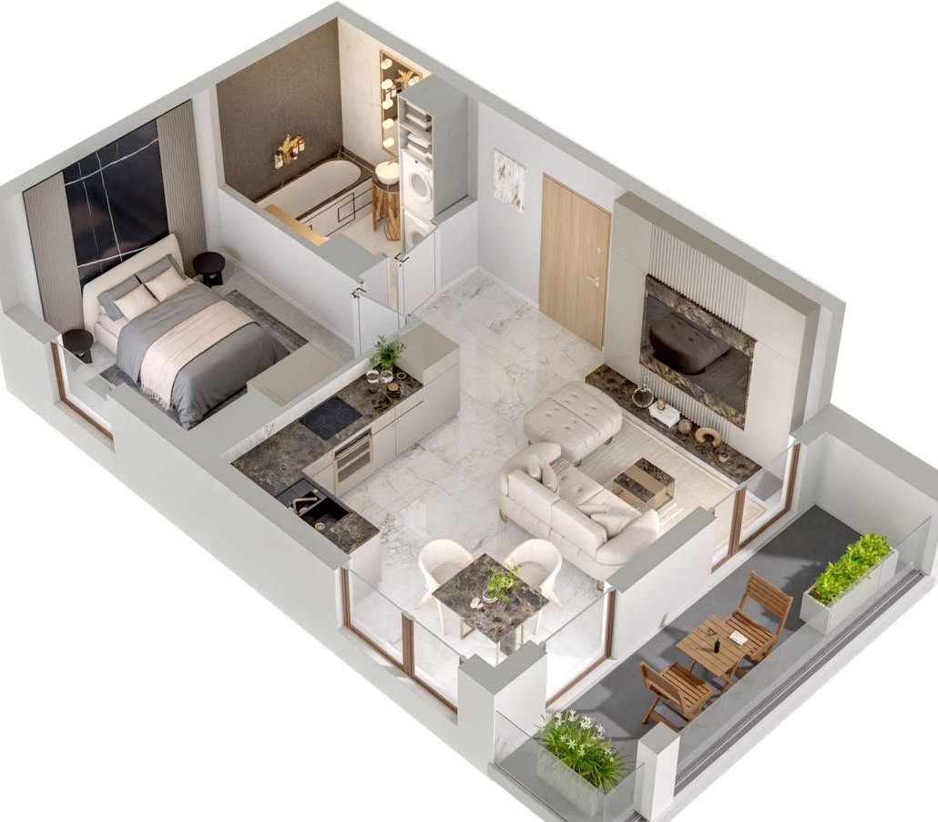 Gemini G7 | mieszkanie 2-pok. | B7-9-146