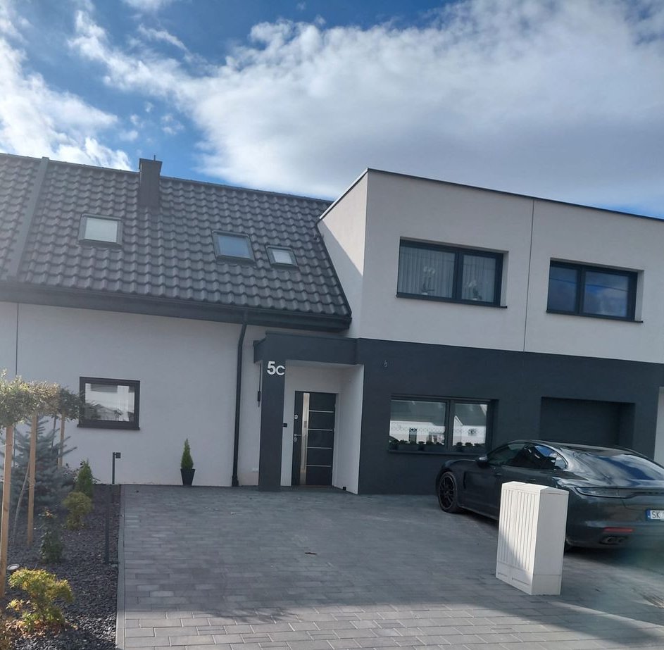 Nowy szeregowiec 113,97 m² • Mysłowice Wesoła • 2 miejsca parkingowe