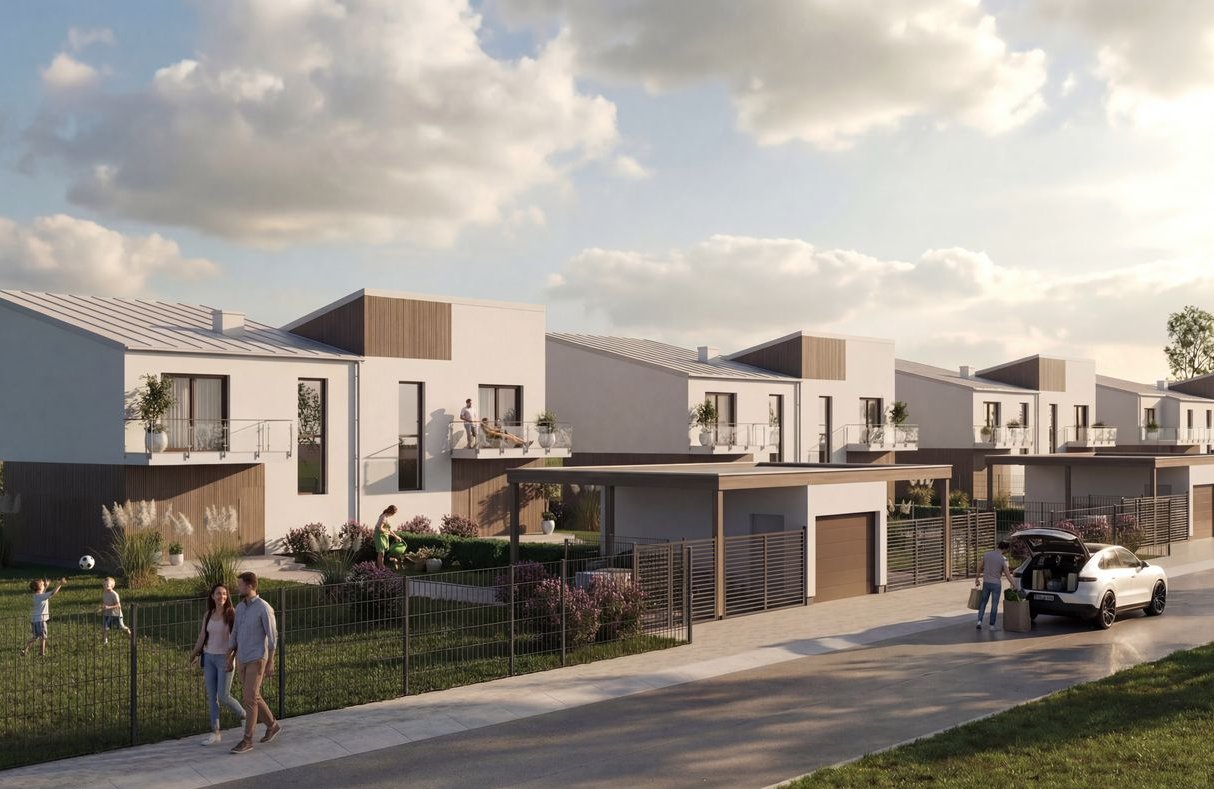 Dom bliźniak Smugi 4 pokoje wysoki standard