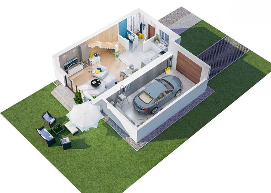 Funkcjonalny Dom 90m2 + ogród 200m2