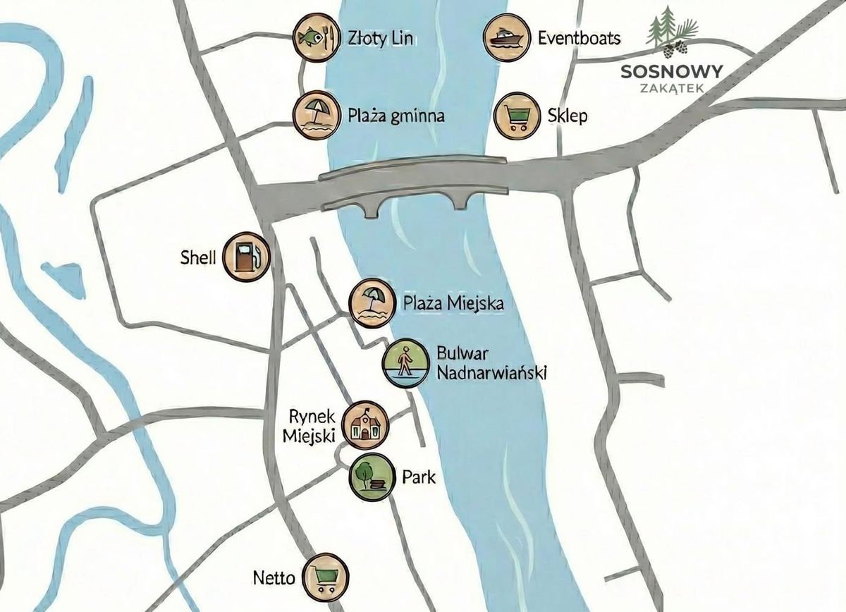 Sprzedam dom jednorodzinny bliźniaka z ogródkiem las woda pod Warszawą