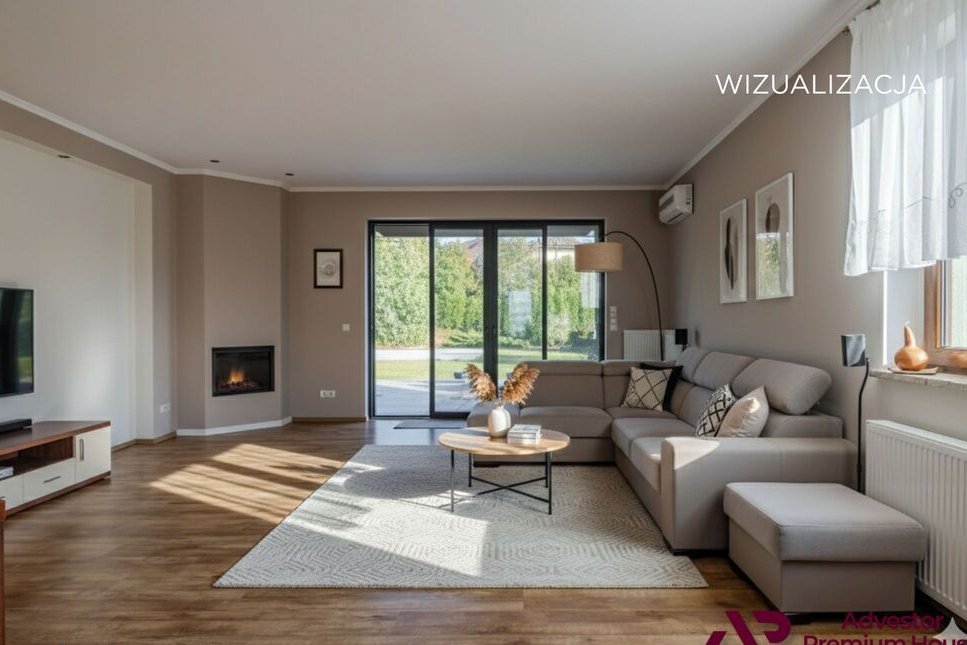 Parterowy dom na dużej działce, blisko lasu