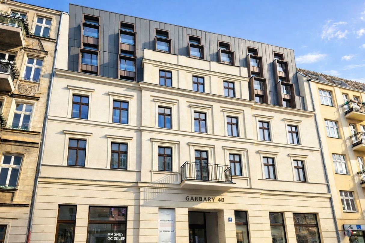 Stylowe 2 pokoje | Garbary I Kamienica po rewitalizacji z windą