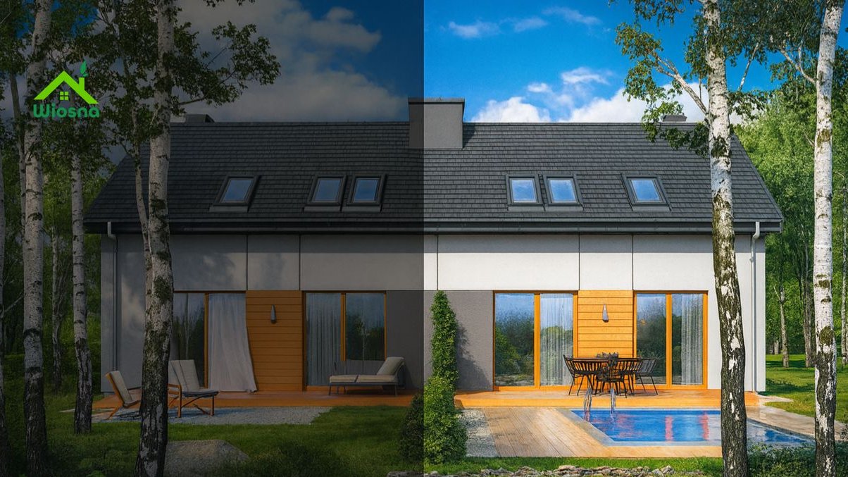 Nowy Rodzinny Dom w zabudowie bliźniaczej (Prawa strona) - Dobra Cena!