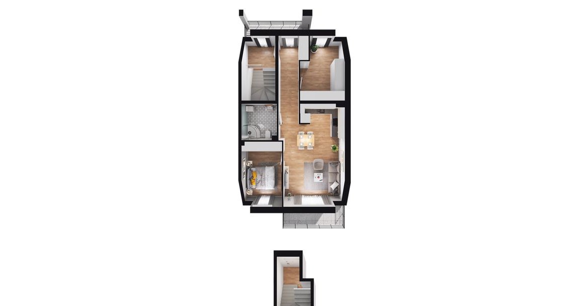 Aleja Wiśniowa Pogórze | mieszkanie 66,28 m2 |U_2