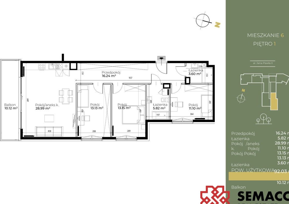 Widok na Park | Gotowa | Ostatnie Mieszkania