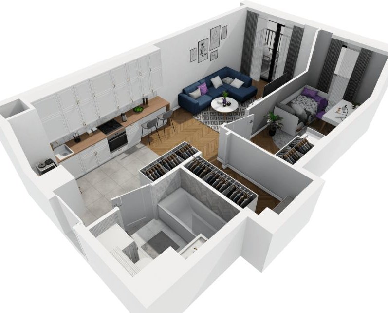 Nowe 2-pokojowe mieszkanie z balkonem – centrum Łodzi