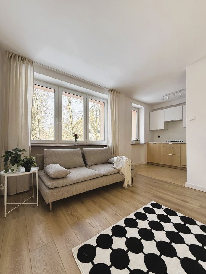 Śliczne 3 pokojowe mieszkanie na Bielanach – metro, tramwaj