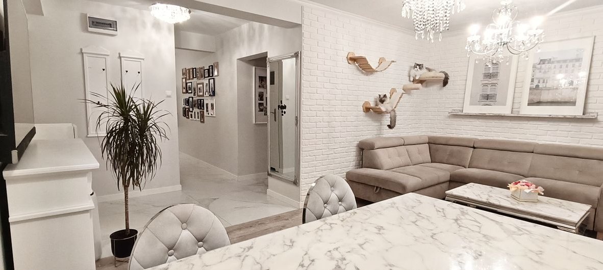 Wyposażone 4-pokojowe mieszkanie 71,9 m2