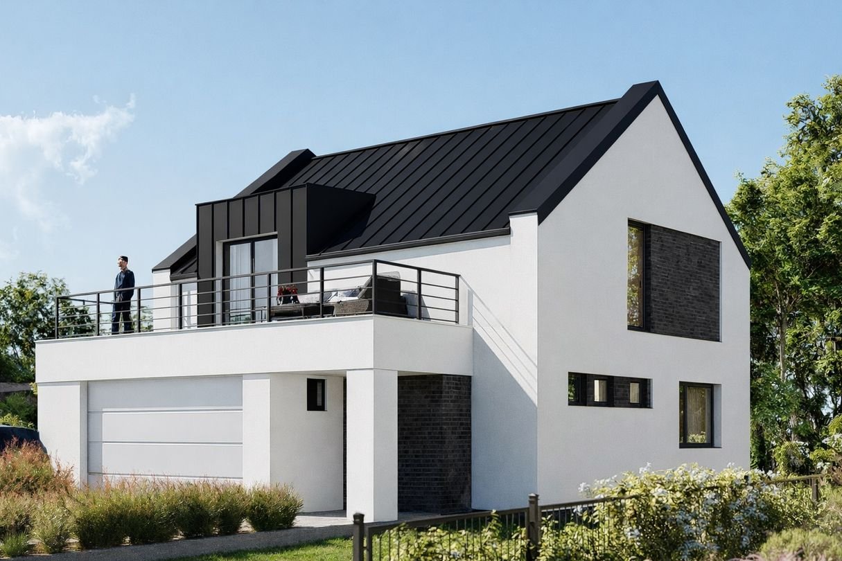 Sprzedam nowoczesny dom z garażem dwustanowiskowym - OKAZJA!