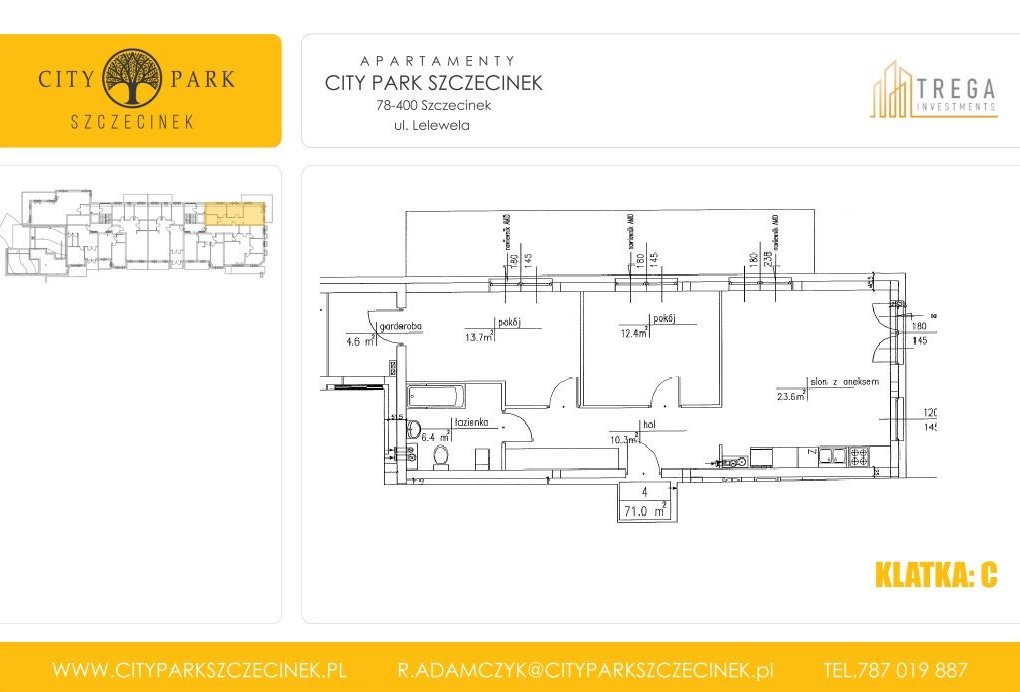 Apartament nad jeziorem w City Park Szczecinek