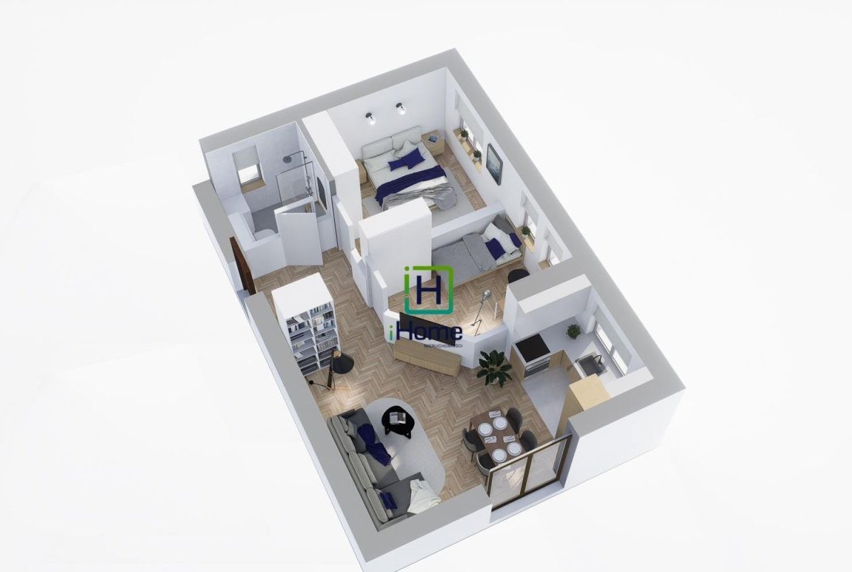 3 pokoje 50 m² I piętro