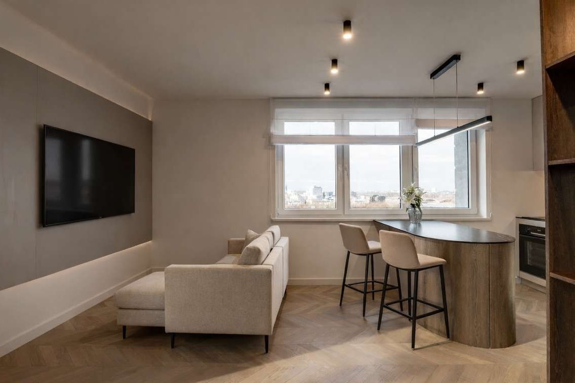 Apartament z fenomenalnym widokiem na panoramę nad Wisłą - REZERWACJA