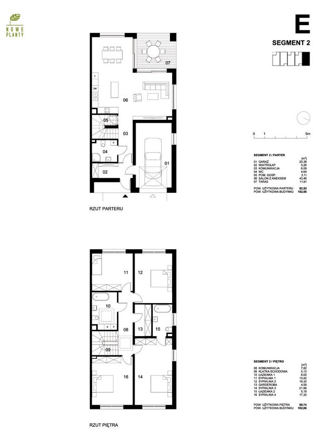 Nowe Planty | 4-pok. dom z dużym ogrodem E-73