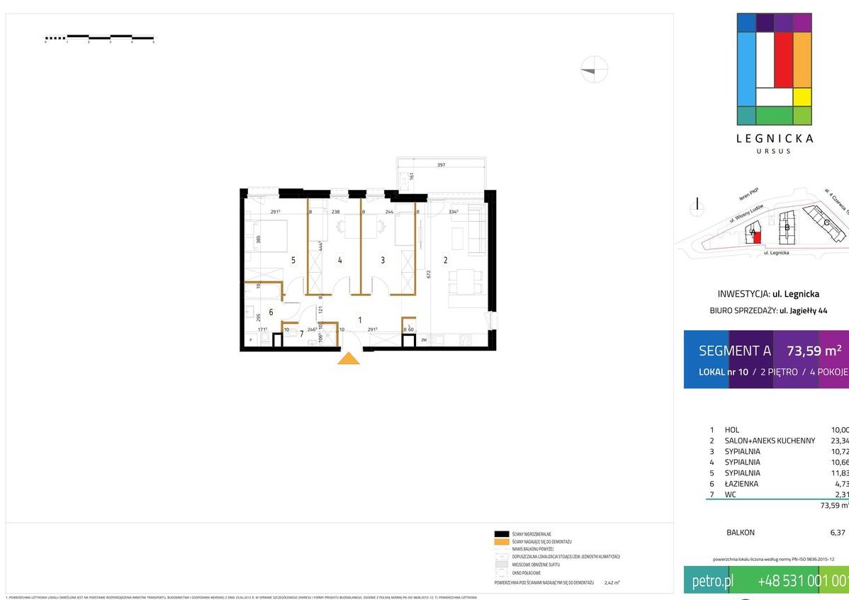 Legnicka Ursus | mieszkanie 4-pok. | A_M10