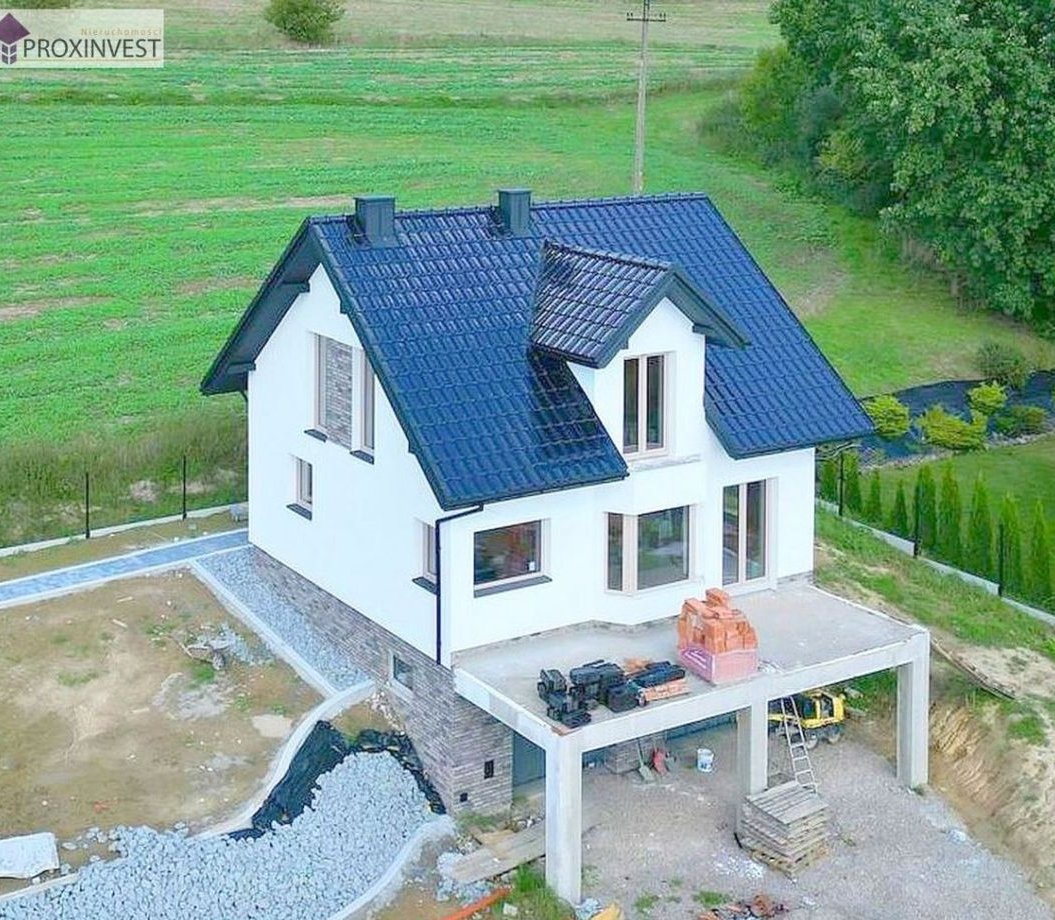 Nowy dom na widokowej działce pod Wieliczką