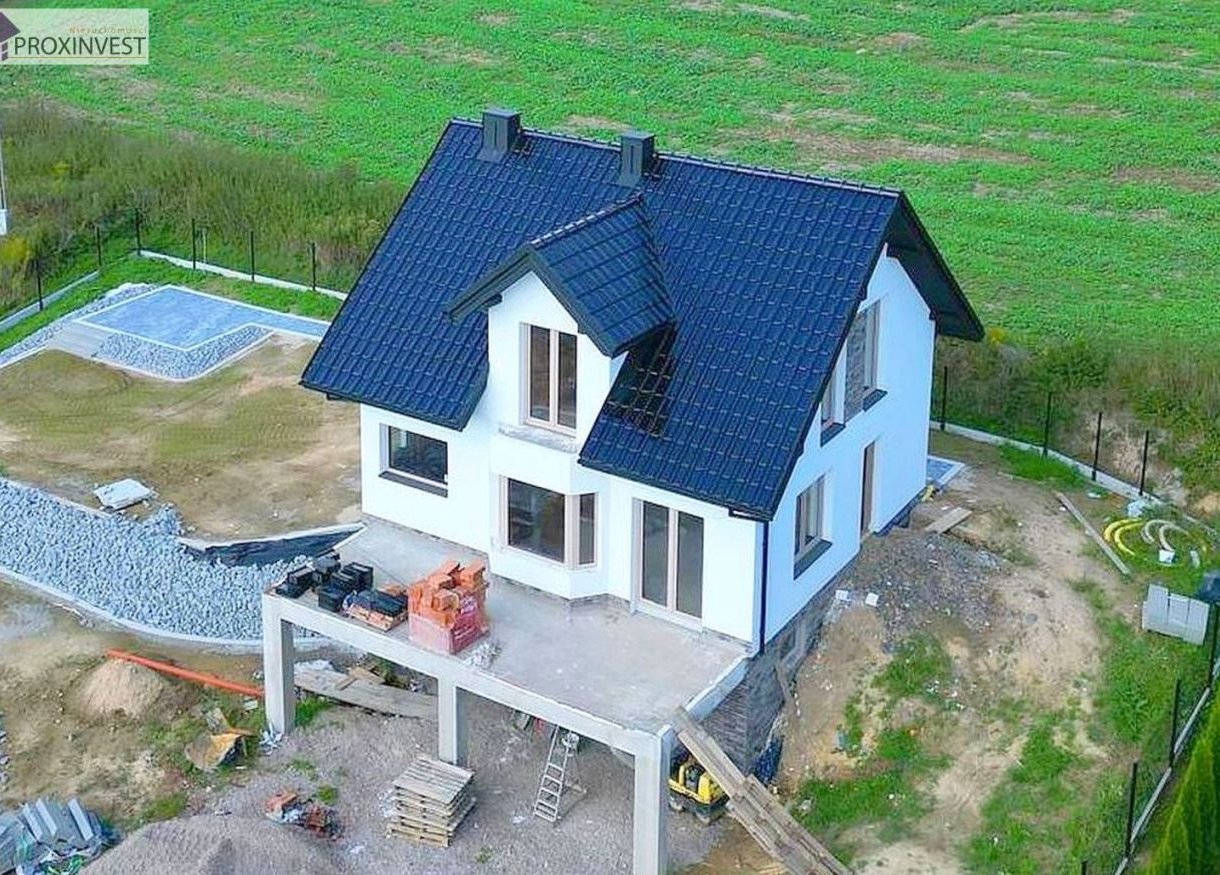 Nowy dom na widokowej działce pod Wieliczką