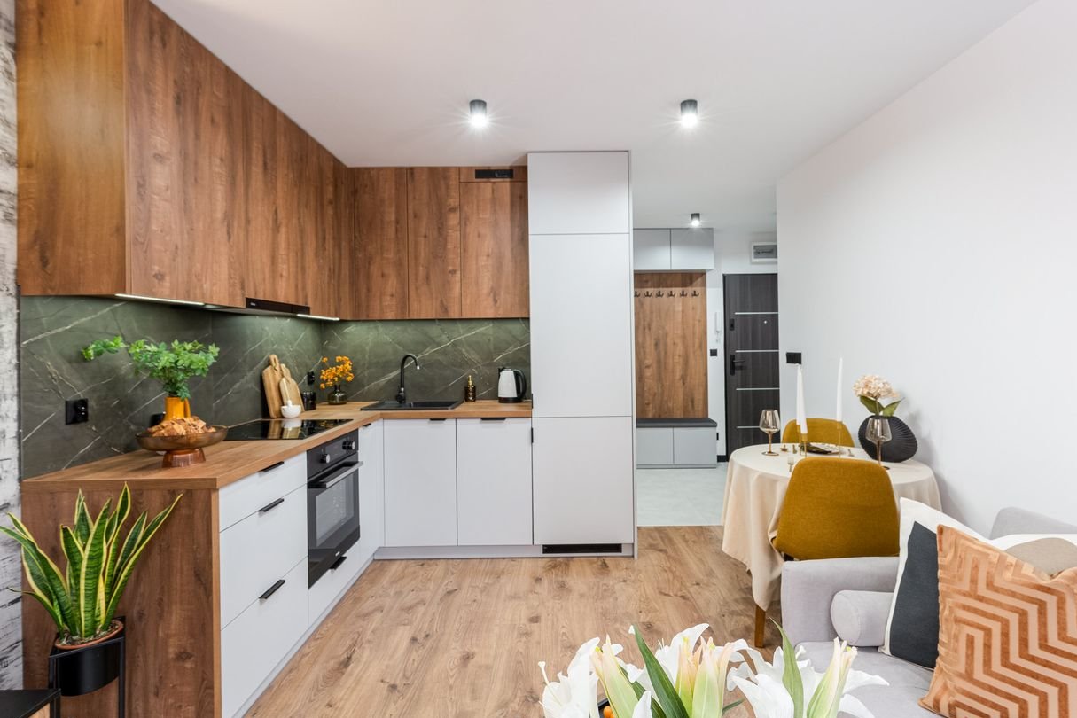 Stylowe, dwupokojowe mieszkanie, w pełni wyposażone, Rusznikarska 13