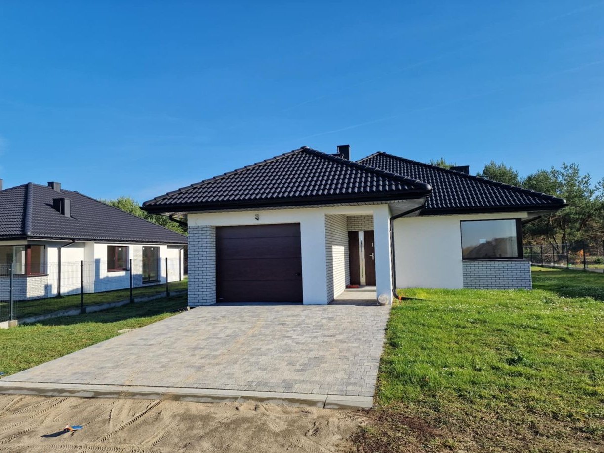 Nowy dom parterowy 129 m² | działka 800 m² |