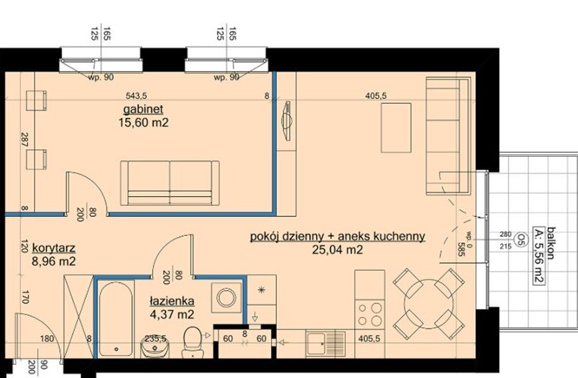 Zobacz Gotowe Klucze możliwość 2 lub 3 pokoje 54 m Sprzedaje Deweloper