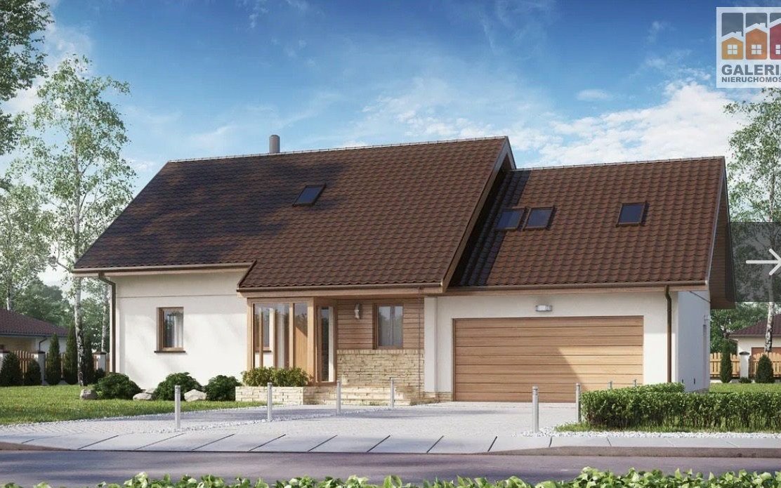 Dom w stanie deweloperskim, działka 10 arów