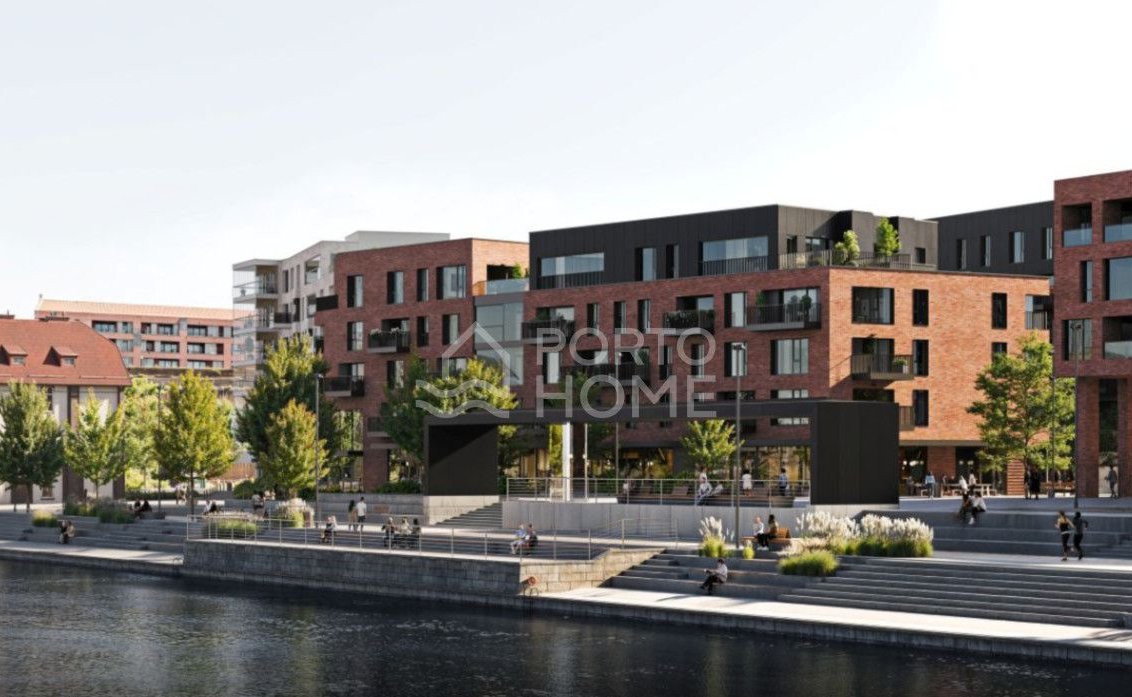 Apartament z bezpośrednim widokiem na Motławę