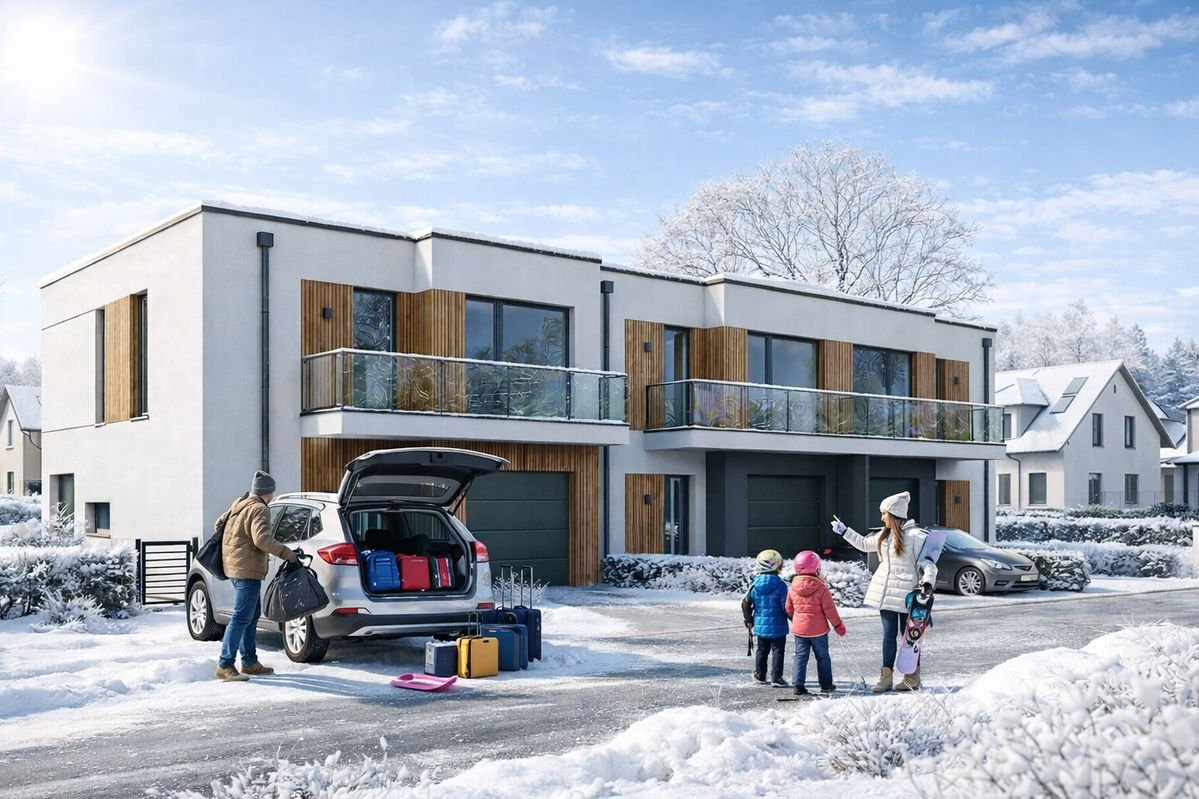 Nowoczesny dom z garażem