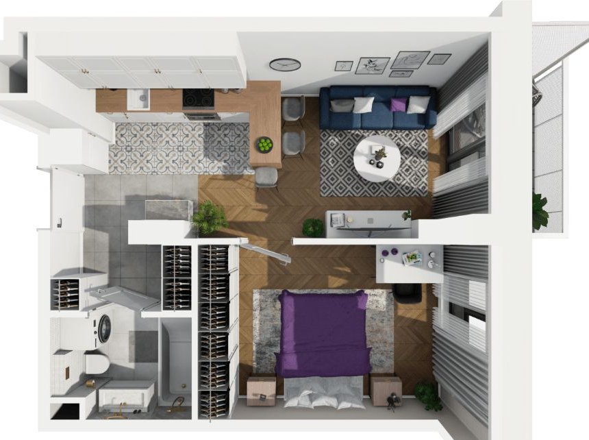 OKAZJA > 2 pokoje > Balkon > KLUCZE 2Q 2026 !