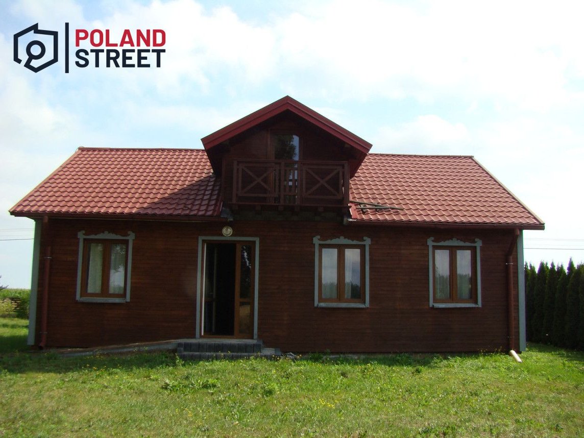 Drewniany dom z duszą na działce 2,63 ha