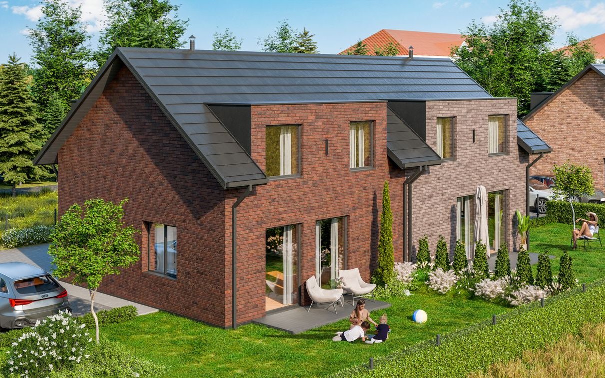 Ekskluzywne domy w tradycyjnym stylu z ręcznie formowanej cegły