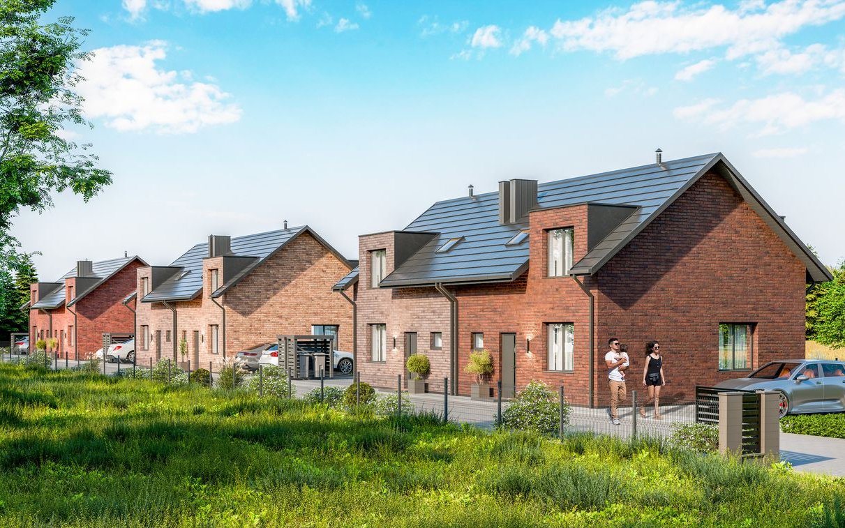 Ekskluzywne domy w tradycyjnym stylu z ręcznie formowanej cegły