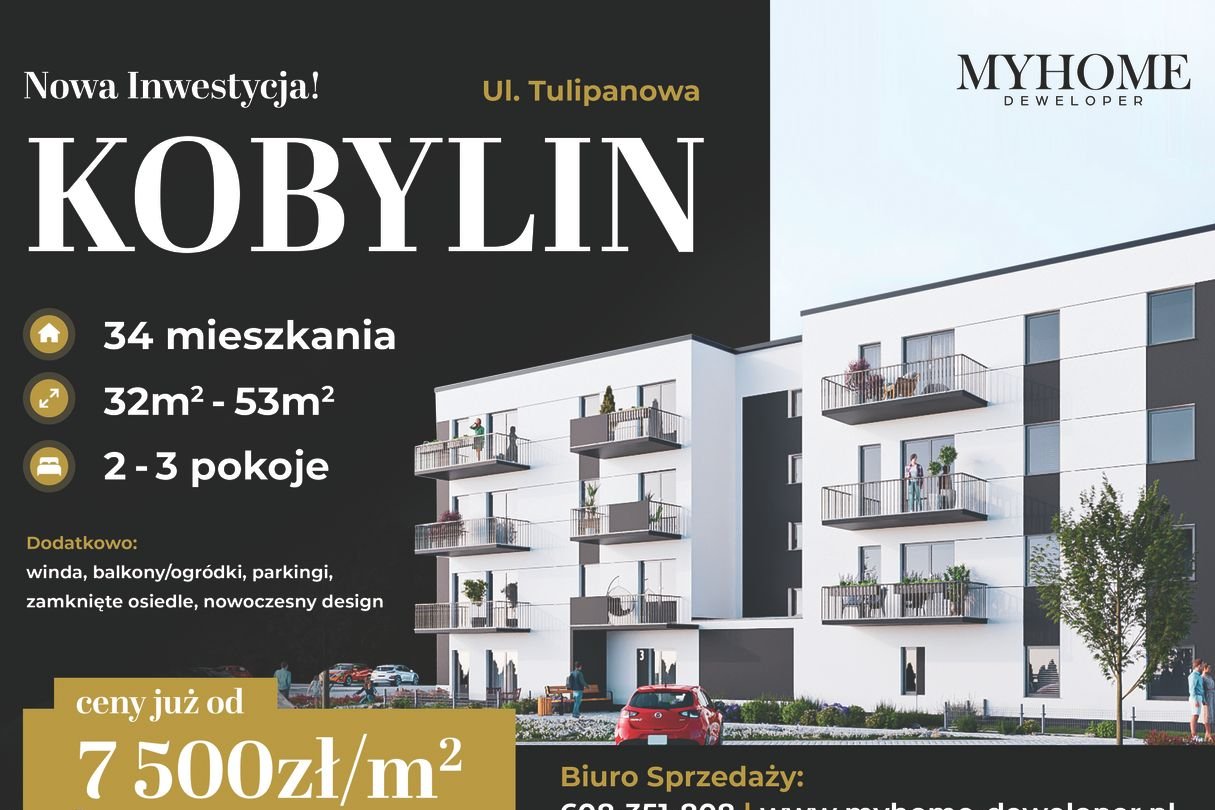 Mieszkanie 38,84 m2 parter - 2 pokoje z przestronnym ogródkiem