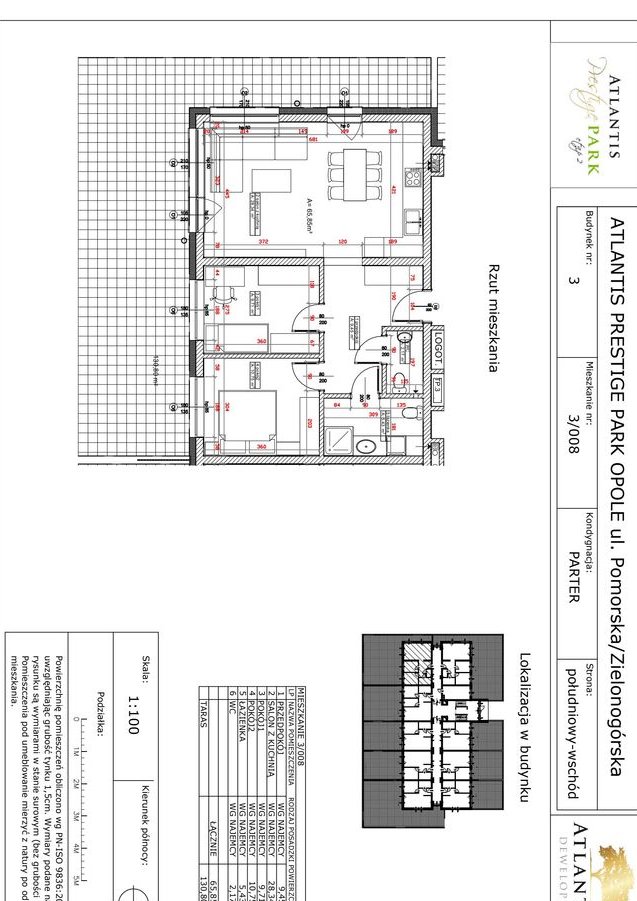 3-pokojowe mieszkanie 65m2 + taras Bez Pośredników