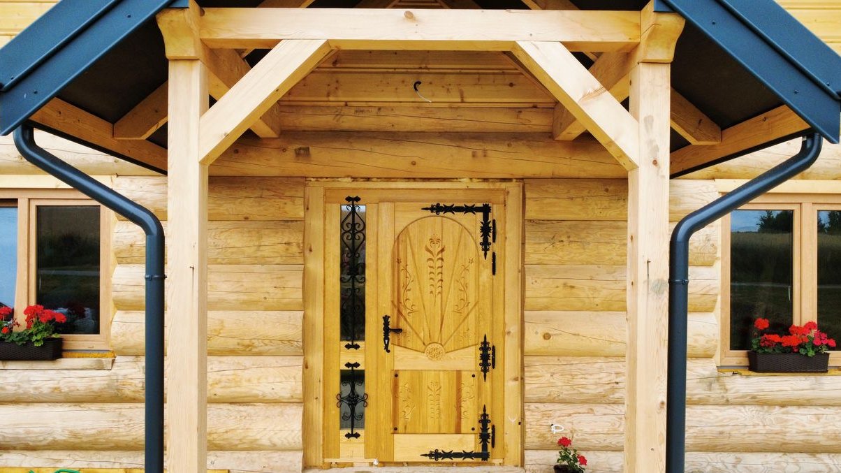 Dom z bala świerkowego | 187 m2 | Chojnik, gm. Gromnik